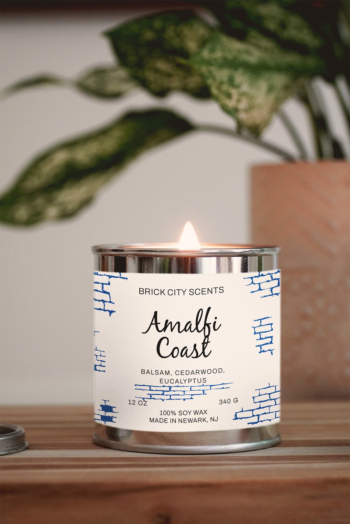Amalfi Coast: 12oz Wooden Wick Candle
