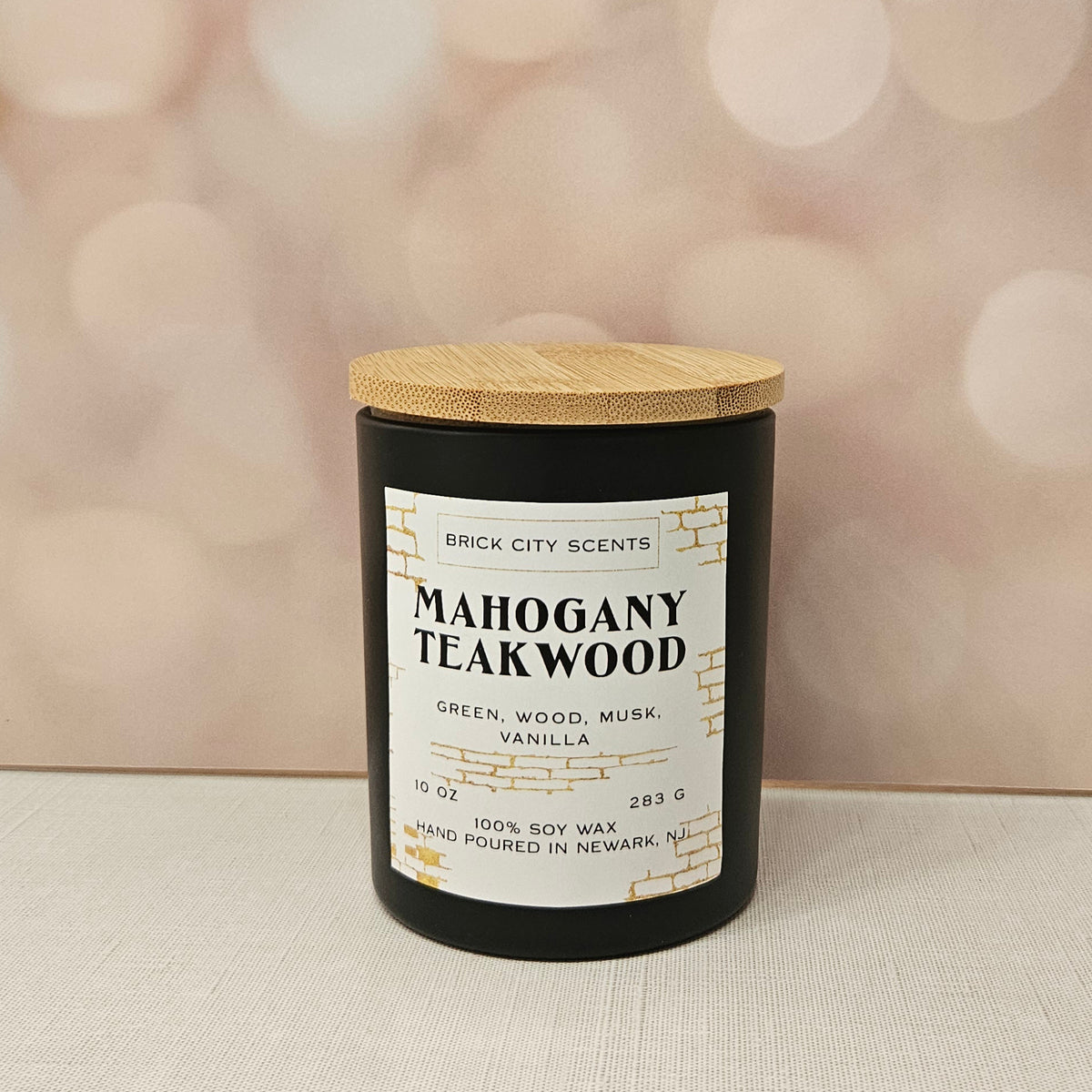 Mahogany Teakwood: 10oz Wooden Wick