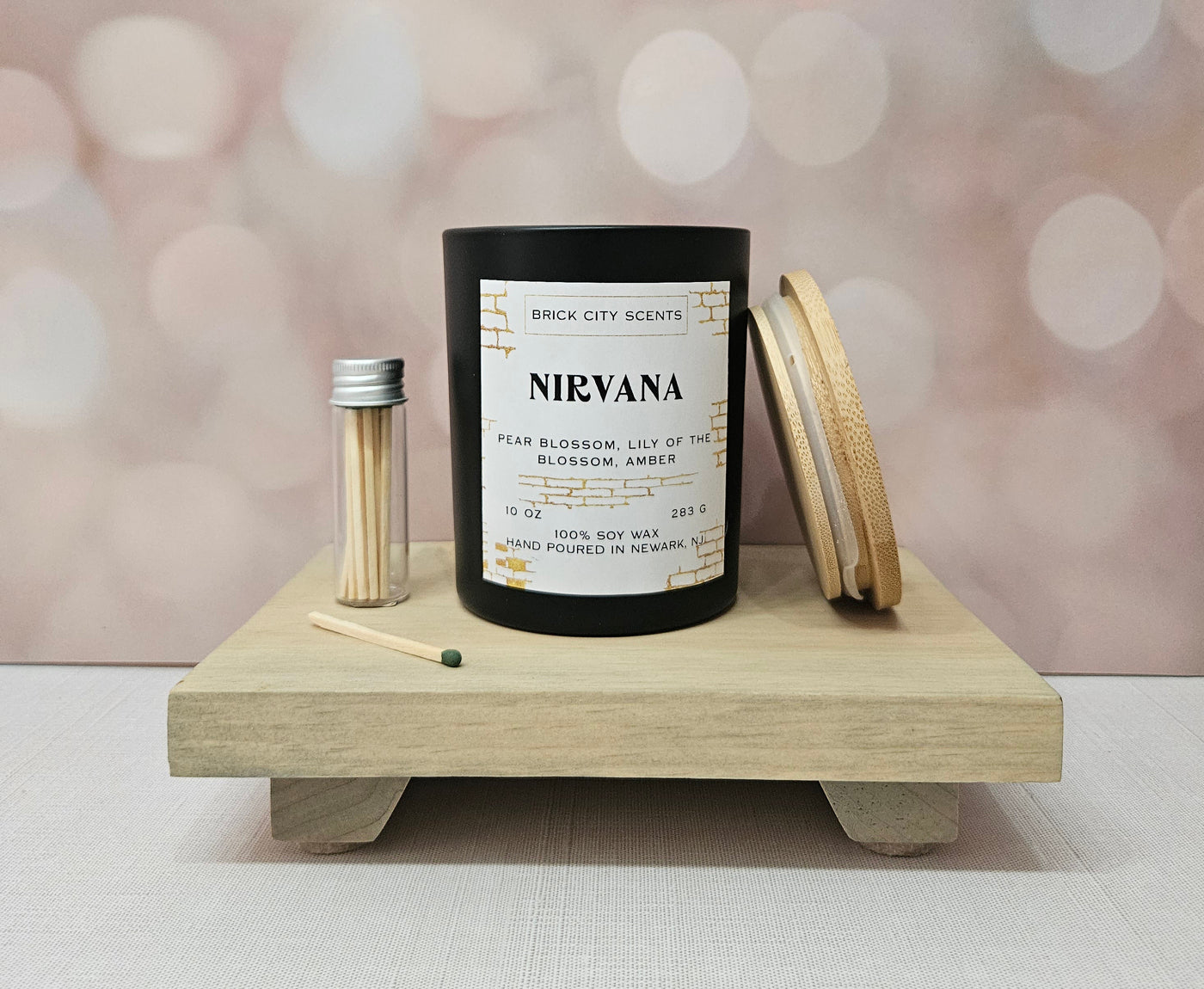 Nirvana: 10oz Wooden Wick Candle