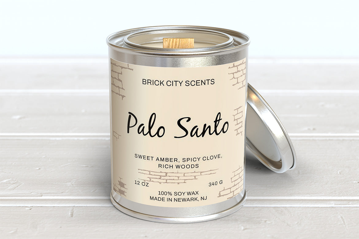 Palo Santo: 12oz Wooden Wick Candle