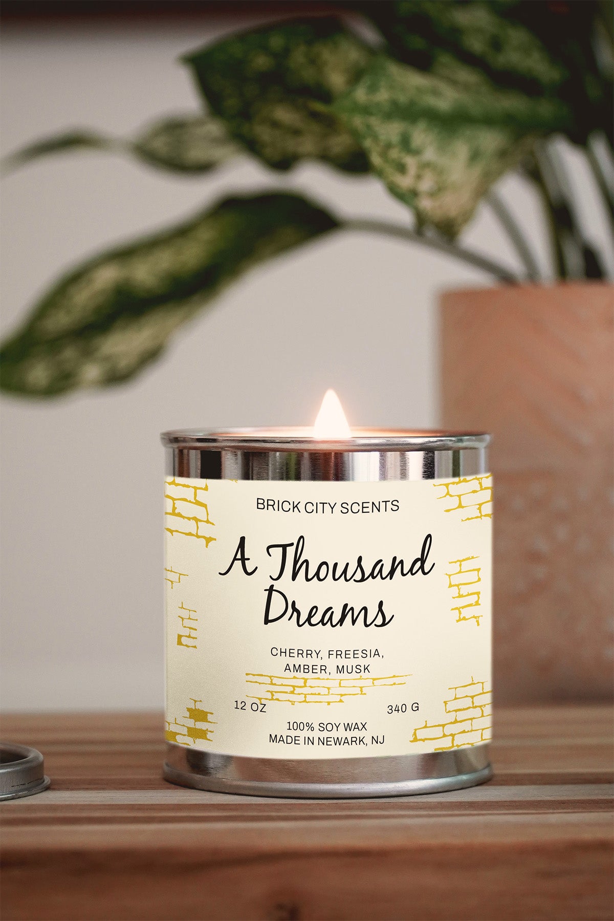 A Thousand Dreams: 12oz Wooden Wick Candle