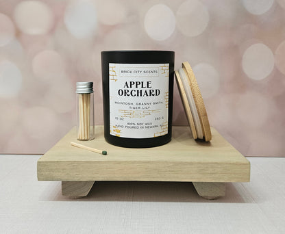 Apple Orchard: 10oz Wooden Wick Candle
