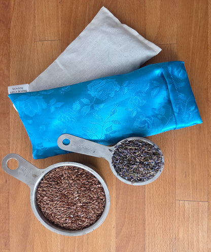 Satin Jaquard Lavender Eye Pillow - Pure Relaxation and  Wellness