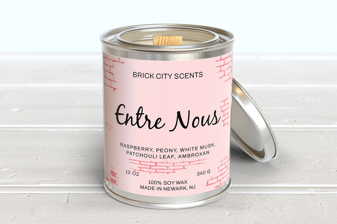 Entre Nous: 12oz Wooden Wick Candle