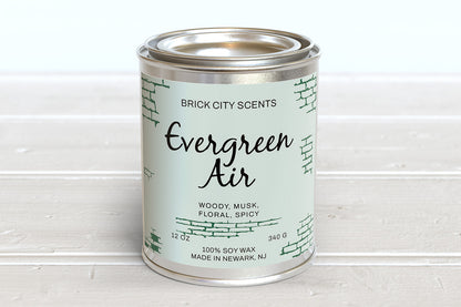 Evergreen Air: 12oz Wooden Wick Candle