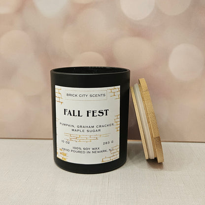 Fall Fest: 10oz Wooden Wick Candle