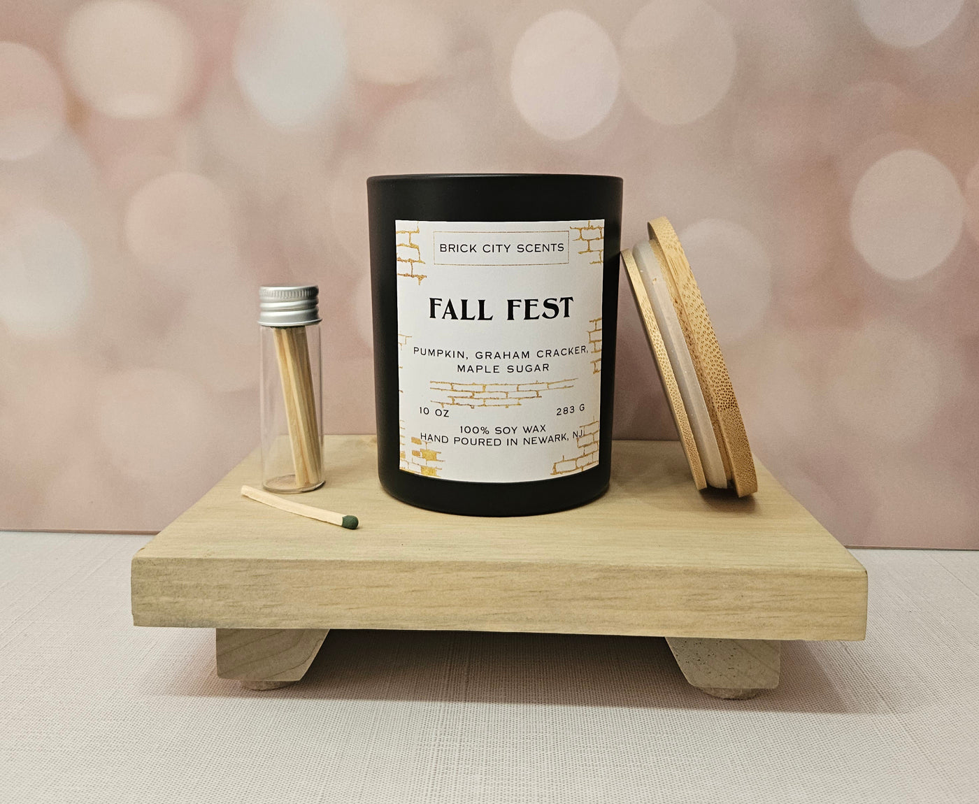 Fall Fest: 10oz Wooden Wick Candle
