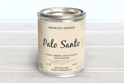 Palo Santo: 12oz Wooden Wick Candle