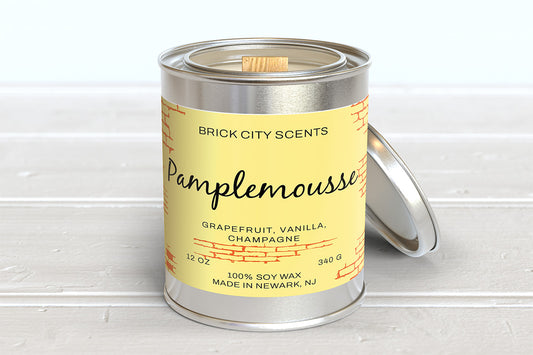 Pamplemousse: 12oz Wooden Wick Candle