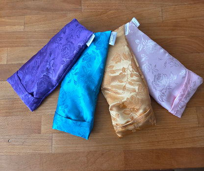 Satin Jaquard Lavender Eye Pillow - Pure Relaxation and  Wellness