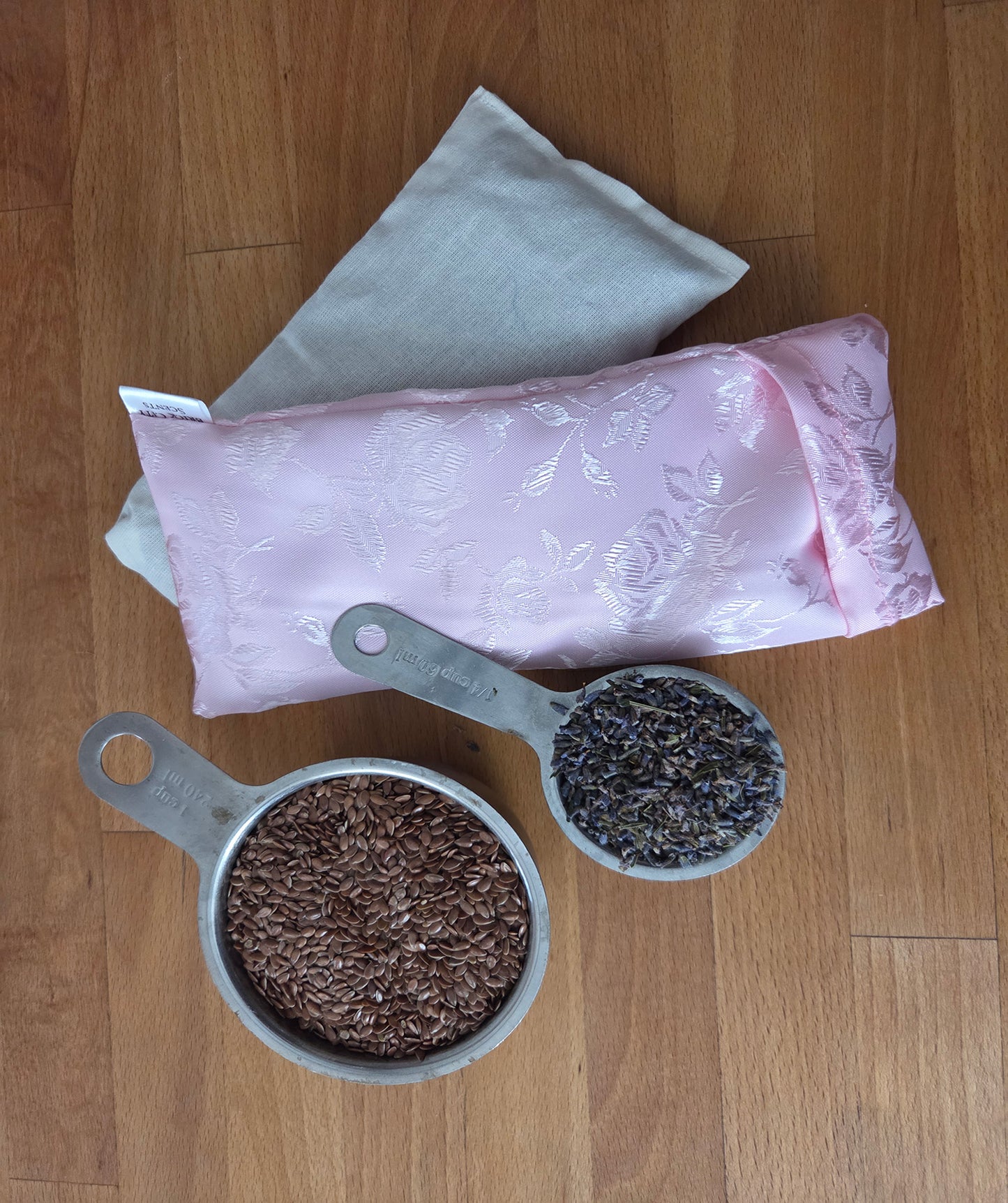 Satin Jaquard Lavender Eye Pillow - Pure Relaxation and  Wellness