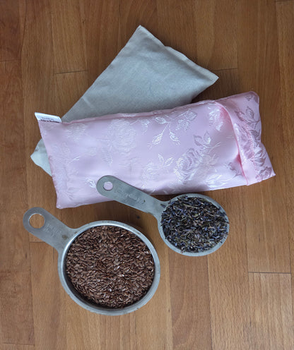 Satin Jaquard Lavender Eye Pillow - Pure Relaxation and  Wellness