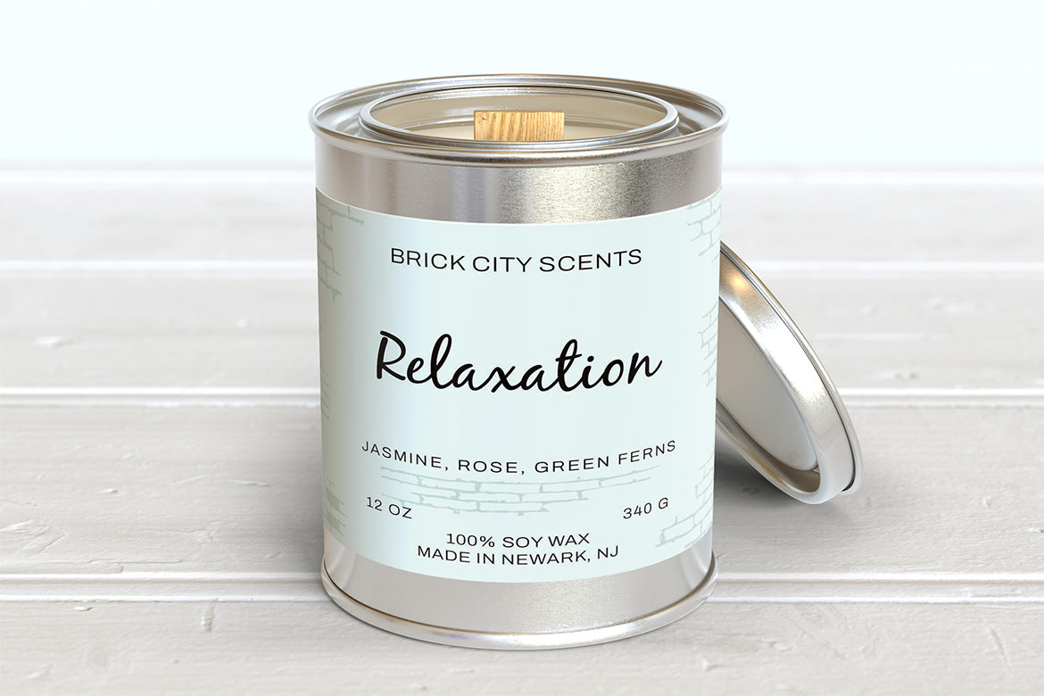 Relaxation: 12oz Wooden Wick Candle