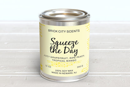 Squeeze the Day: 12oz Wooden Wick Candle