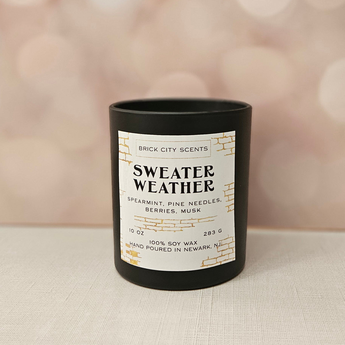 Sweater Weather: 10oz Wooden Wick Candle