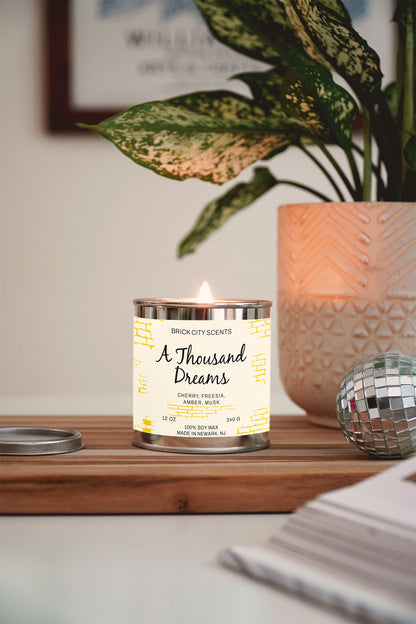 A Thousand Dreams: 12oz Wooden Wick Candle