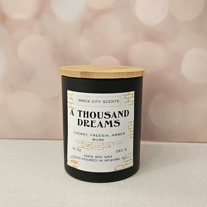 A Thousand Dreams: 10oz Wooden Wick Candle
