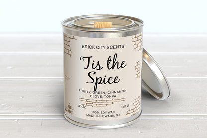 Tis the Spice: 12oz Wooden Wick Candle