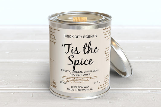 Tis the Spice: 12oz Wooden Wick Candle