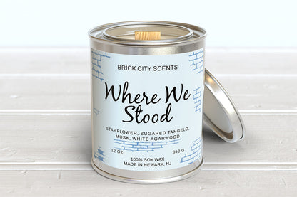 Where We Stood: 12oz Wooden Wick Candle