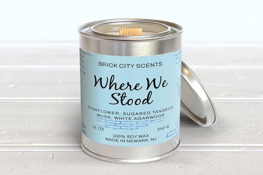 Where We Stood: 12oz Wooden Wick Candle